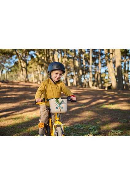 Btwin Çocuk Bisiklet Askılı Ön Sepet Bej