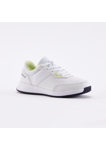ARTENGO Çocuk Bağcıklı Tenis Ayakkabısı - Beyaz / Sarı - Essentıel