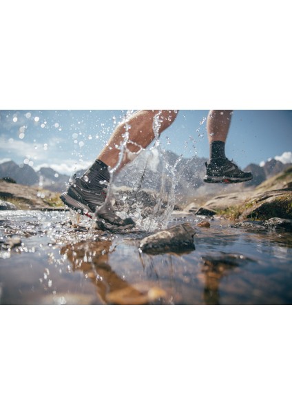 Quechua Erkek Su Geçirmez Outdoor Ayakkabı - Gri - MH100
