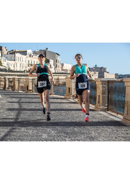 Van Rysel Kadın Triatlon Trisuiti - Siyah / Yeşil - Sd