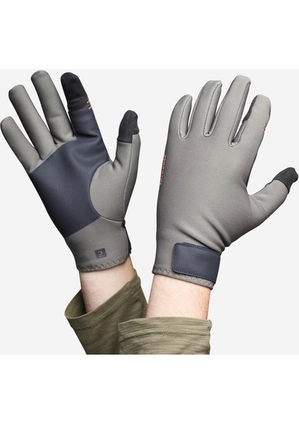 Solognac Dokunmatik Eldiven - Avcılık ve Doğa Gözlemi - Yeşil - 500 fiyatları