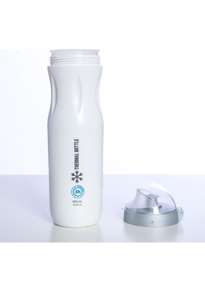 Isı Yalıtımlı Matara - Beyaz - 450 ml