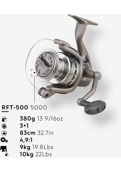 Caperlan Genel Kullanım Olta Makinesi - Balıkçılık - 5000 3+1 Bb - RFT 500