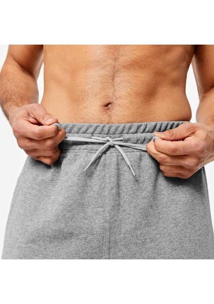 DOMYOS Erkek Gri Regular Eşofman Altı 500 - Fitness Hafif Antrenman