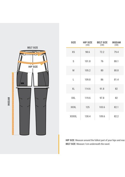 Forclaz Kadın Modüler Outdoor Trekking Pantolonu - Mavi - MT500