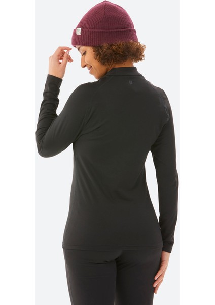 Wedze Kadın Sıcak Tutan Üst Kayak Termal İçliği - Siyah - BL 500 modelleri