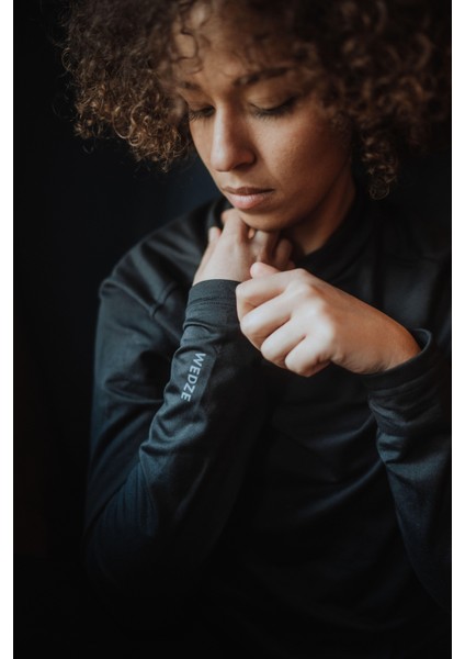 Wedze Kadın Sıcak Tutan Üst Kayak Termal İçliği - Siyah - BL 500