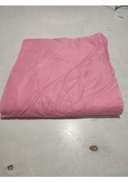 Tek Kullanımlık Sac Manikur Pedıkur Hijyen Tek Tek Poşetli Havlu Pembe Renk 10 Adet 40*80