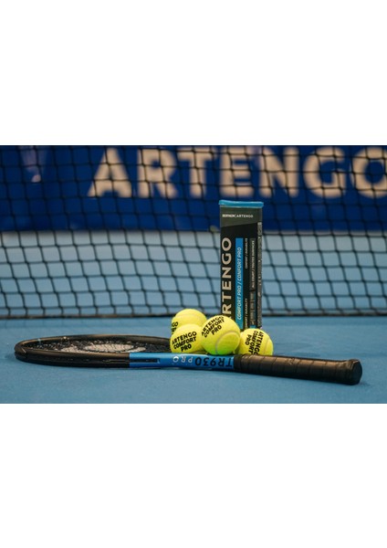 Artengo Tenis Topu - 4 Adet - Sarı - Çok Işlevli - Confort Pro