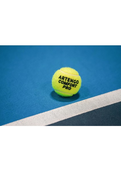 Artengo Tenis Topu - 4 Adet - Sarı - Çok Işlevli - Confort Pro