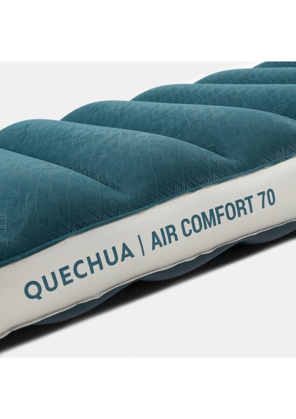 Quechua Şişirilebilir Kamp Matı - 70 cm - 1 Kişilik - Gri -Air Comfort