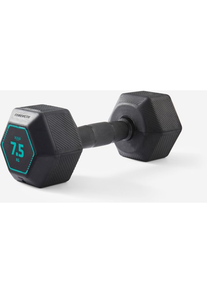Corength Kauçuk 7,5 kg Dambıl - Siyah - Hex - Kas Geliştirme / Crosstraining indirimleri