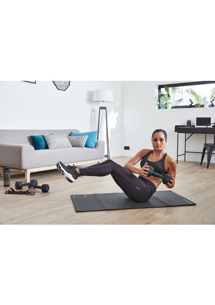 Corength Kauçuk 7,5 kg Dambıl - Siyah - Hex - Kas Geliştirme / Crosstraining