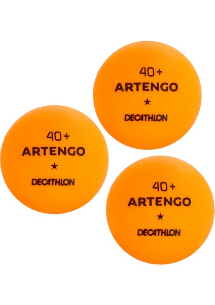 Pongori Masa Tenisi Seti - 2 Raket / 3 Top - Turuncu - Ttr 100