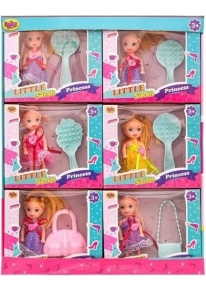 Luxury Prenses Aksesuarlı Mini Bebek Seti 1 Adet