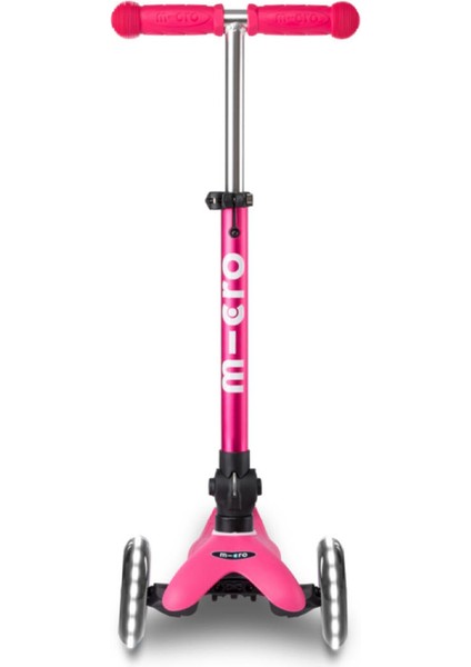 Scooter Mini Micro Deluxe Foldable LED Pink MMD197