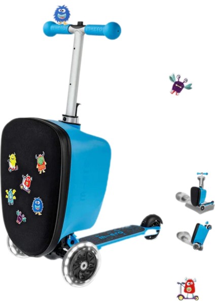 Scooter Luggage Junior Velcro Blue fiyatları