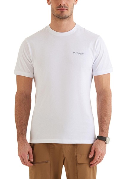 CS0373 Csc M Pfg Tarpon Print Ss Tee Erkek T-Shirt