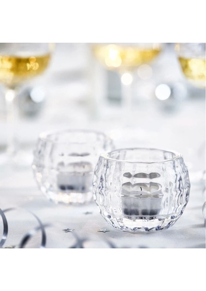 Luxury Fröjda Saydam Tealight Mumluk 6cm 1 Adet 1 Adet