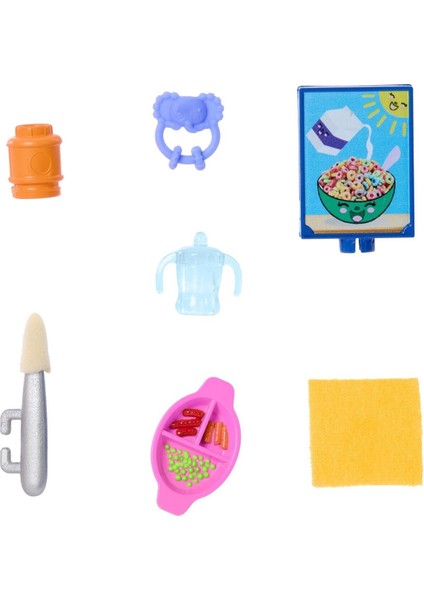 Luxury ® Skipper® Bebek Bakıcısı™ Sarı Saçlı Bebek ve Oyun Seti | HTK35 1 Adet