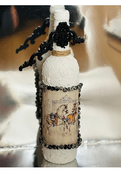 Luxury Royal Horse’s Handmade Şişe Şamdan 1 Adet