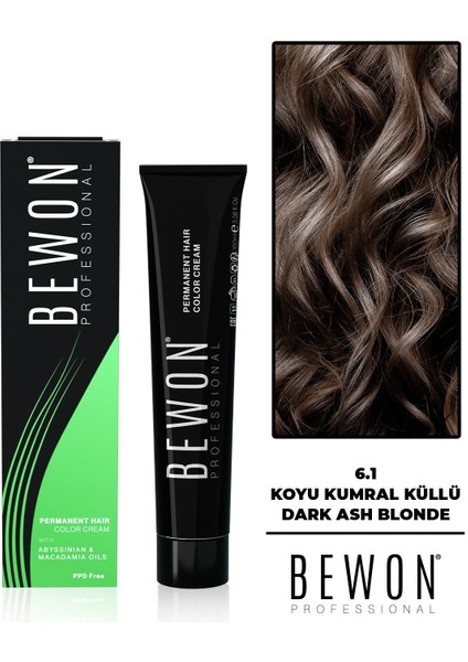 Saç Boyası - Koyu Kumral Küllü - Beyaz Kapatıcı 6.10