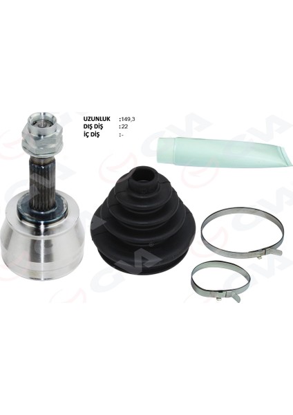 Aks Kafasi Sol-Sag On Dis Fiat Albea 1.2i 03-07 Gnzrz