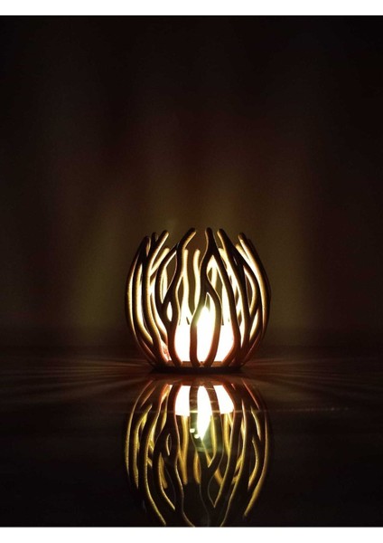 Luxury Dekoratif Gold Tea Light Mumluk 1 Adet fırsatları
