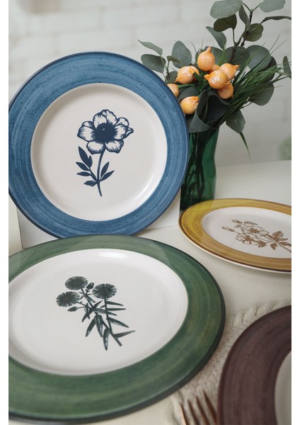 Floral Essence Servis Tabağı 28 cm 4 Adet 22889-91-92