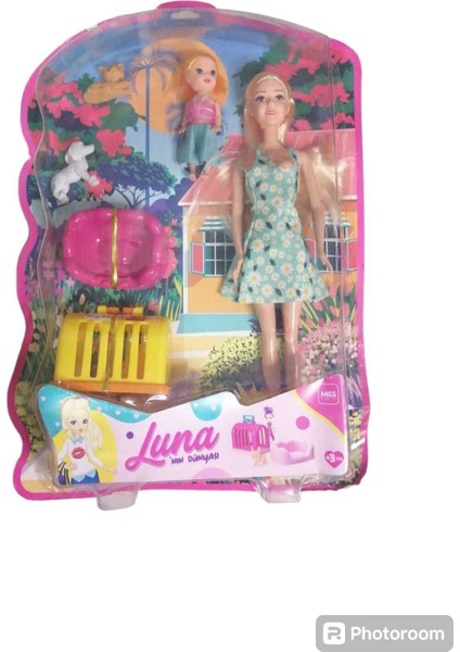 Luxury Luna'nın Pet Taşıma Seti 1 Adet