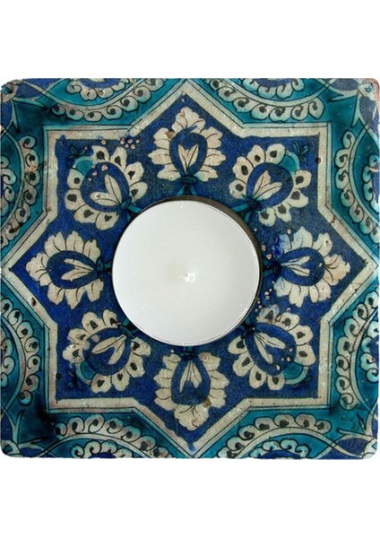 Luxury Doğaltaş Mumluk 1 Adet
