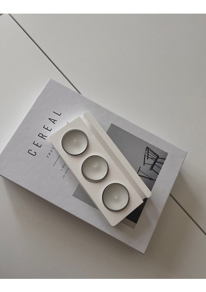 Luxury Dekoratif Tealight Mumluk 1 Adet