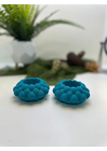 Luxury Mumluk Bubble Şekilli 2'li 3D Baskı 1 Adet modelleri