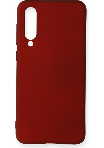 Xiaomi Mi 9 Se Kılıf First Silikon - Bordo Ferrg
