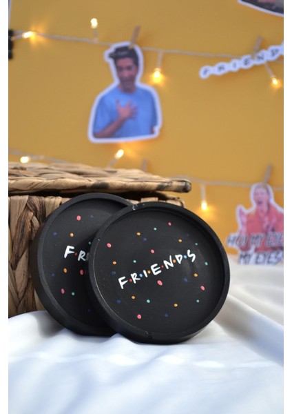 Luxury Ikili Friends Bardak Altlığı 1 Adet