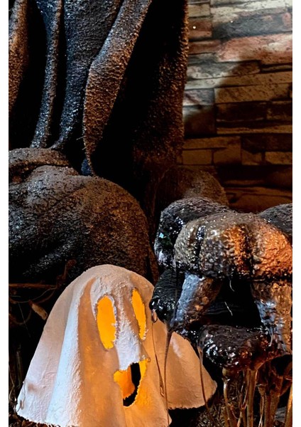 Luxury Dekoratif Hediyelik Halloween Cadılar Bayramı Hayalet Model Tealight Mumluk ve Tütsülük 1 Adet fiyatları