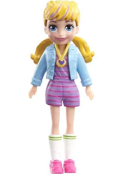 Luxury 3'lü Set Lila , Shani ve Polly Pocket Ana Karakterler Seti Oyuncak Bebek Figürü Sarışın Kumral Esmer 1 Adet