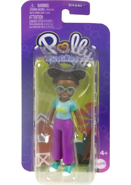 Luxury 3'lü Set Lila , Shani ve Polly Pocket Ana Karakterler Seti Oyuncak Bebek Figürü Sarışın Kumral Esmer 1 Adet