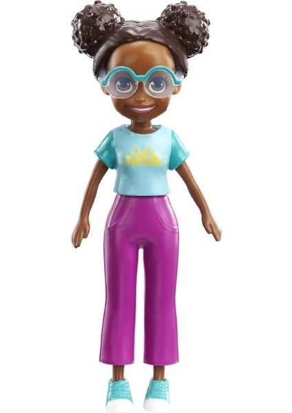 Luxury 3'lü Set Lila , Shani ve Polly Pocket Ana Karakterler Seti Oyuncak Bebek Figürü Sarışın Kumral Esmer 1 Adet