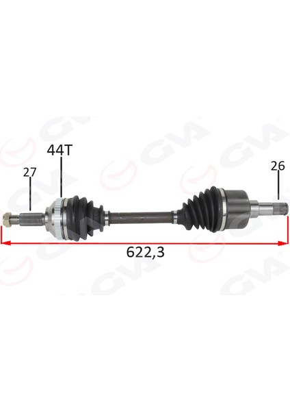 Ön Aks Komple Sol Ford Mondeo I -Ii 1.6- 1.8- 2.0 93 00 Absli Gnzrz