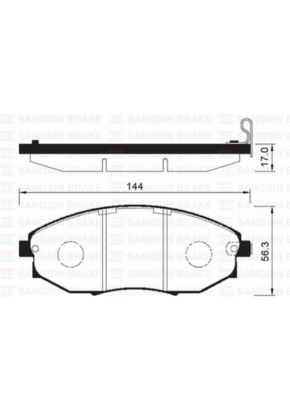 Ön Balata Chevrolet Epica Kl1 2.0-2.5-2.0d-2.5 Executive 06 Tosca 2.0-2.5-2.0d 06 Gnzrz
