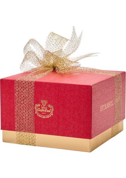 Hediyelik Çikolata Set - Üç Katlı Kare Kutu