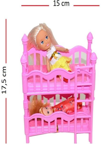 Luxury Çift Ranzalı Bebek Set 1 Adet