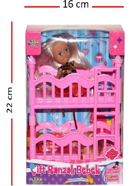 Luxury Çift Ranzalı Bebek Set 1 Adet