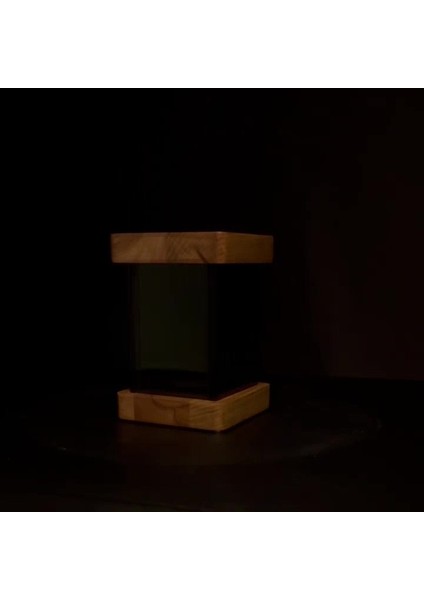 Luxury Sonsuzluk Aynası Ahşap Mumluk, Dekoratif Ahşap Mumluk, Hediyelik Tealight Mumluk 1 Adet fiyatları