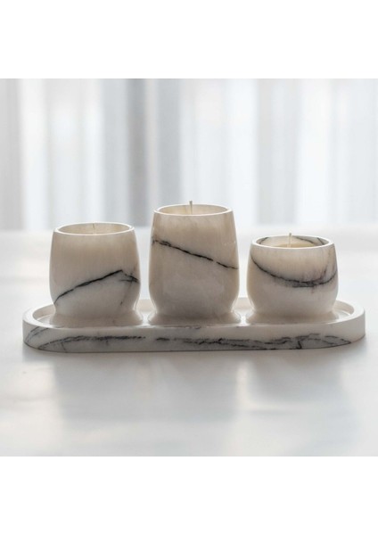 Luxury Luminia 3'lü Soya Mum Seti 1 Adet indirimleri