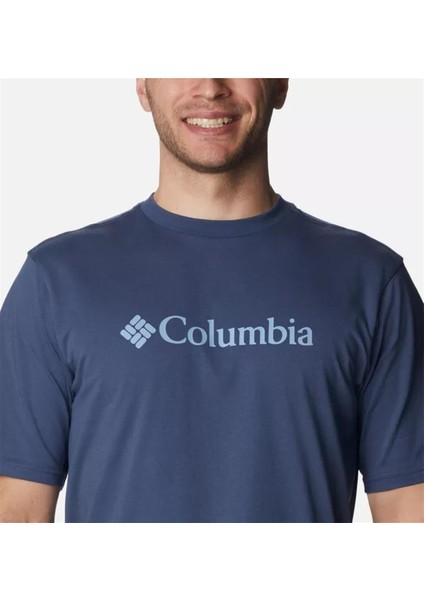 Cs0287 Csc M Basic Big Logo Brushed Ss Tee Erkek T-Shirt