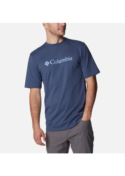 Cs0287 Csc M Basic Big Logo Brushed Ss Tee Erkek T-Shirt