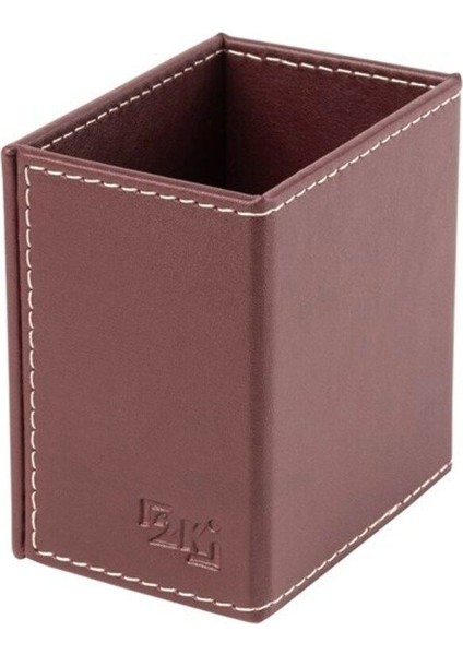 Luxury Masaüstü Deri Kalemlik Desktop Organizer Rainbow Vegan 9,7X6,7X10 cm 1 Adet