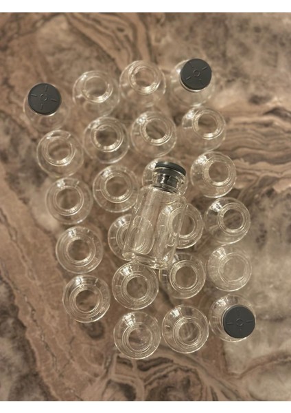 20CC Cam Şişe 24 Adet Set Plastik Tıpalı Özel Günler Için Hediyelik Hazırlama Şişesi Cam Şişe 20 cc